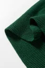 Blackish Green MERRY Letter Pattern Christmas Raglan Sleeve Sweater