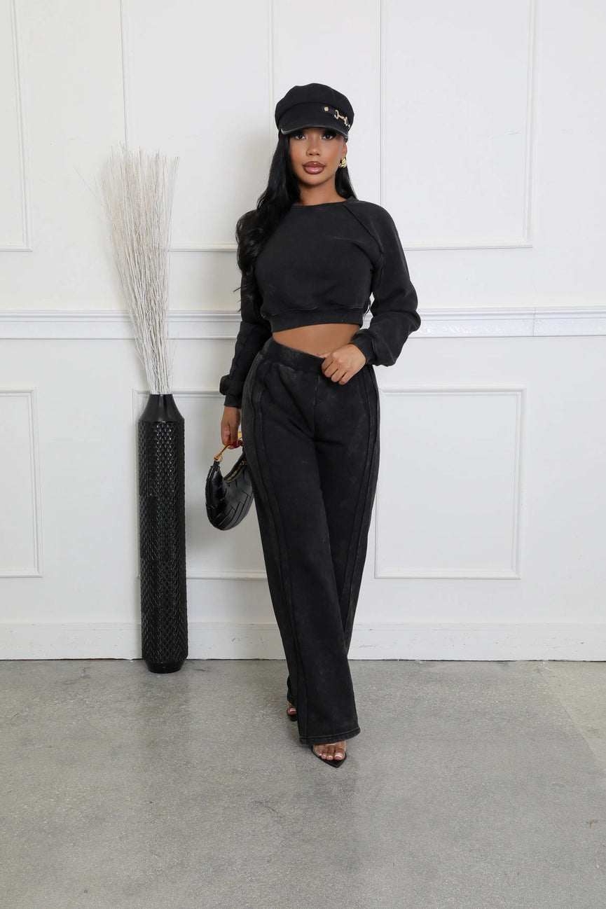 Mineral Wash Sweatshirts Set