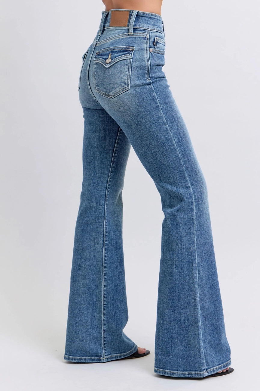 Judy Blue High Waist Vintage Flare Jeans