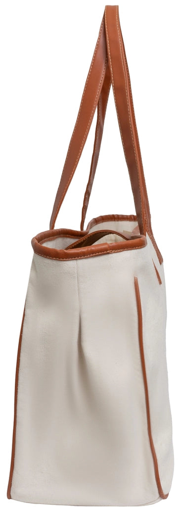 Magid Canvas Slogan Tote "Hello Sunshine"