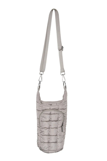 Sand Quilted Tumbler Carrier Bag