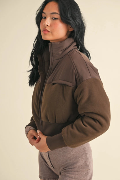 Fleece Crop Jacket