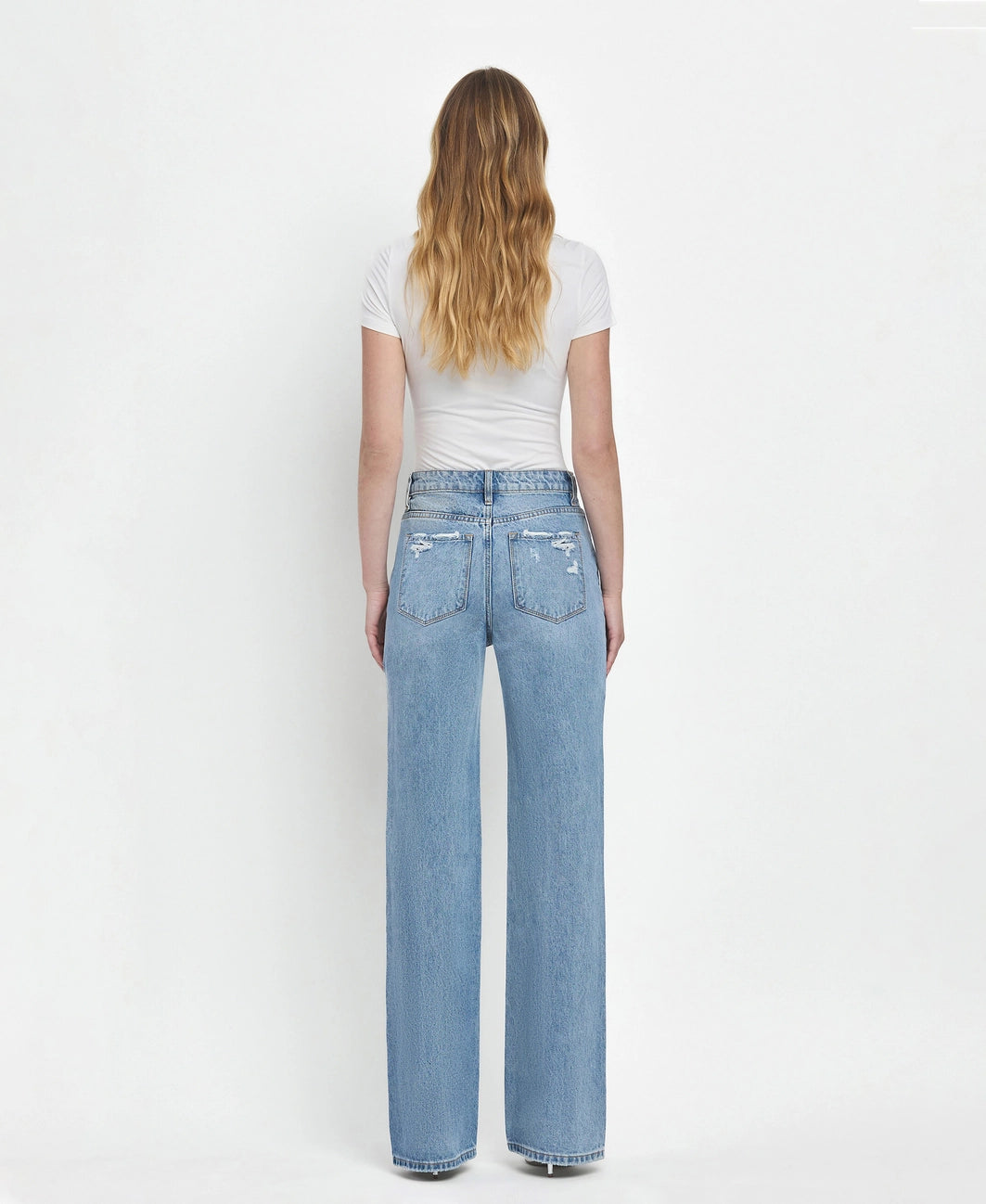 90's Vintage Super High Rise Flare Jeans  **Runs Small**