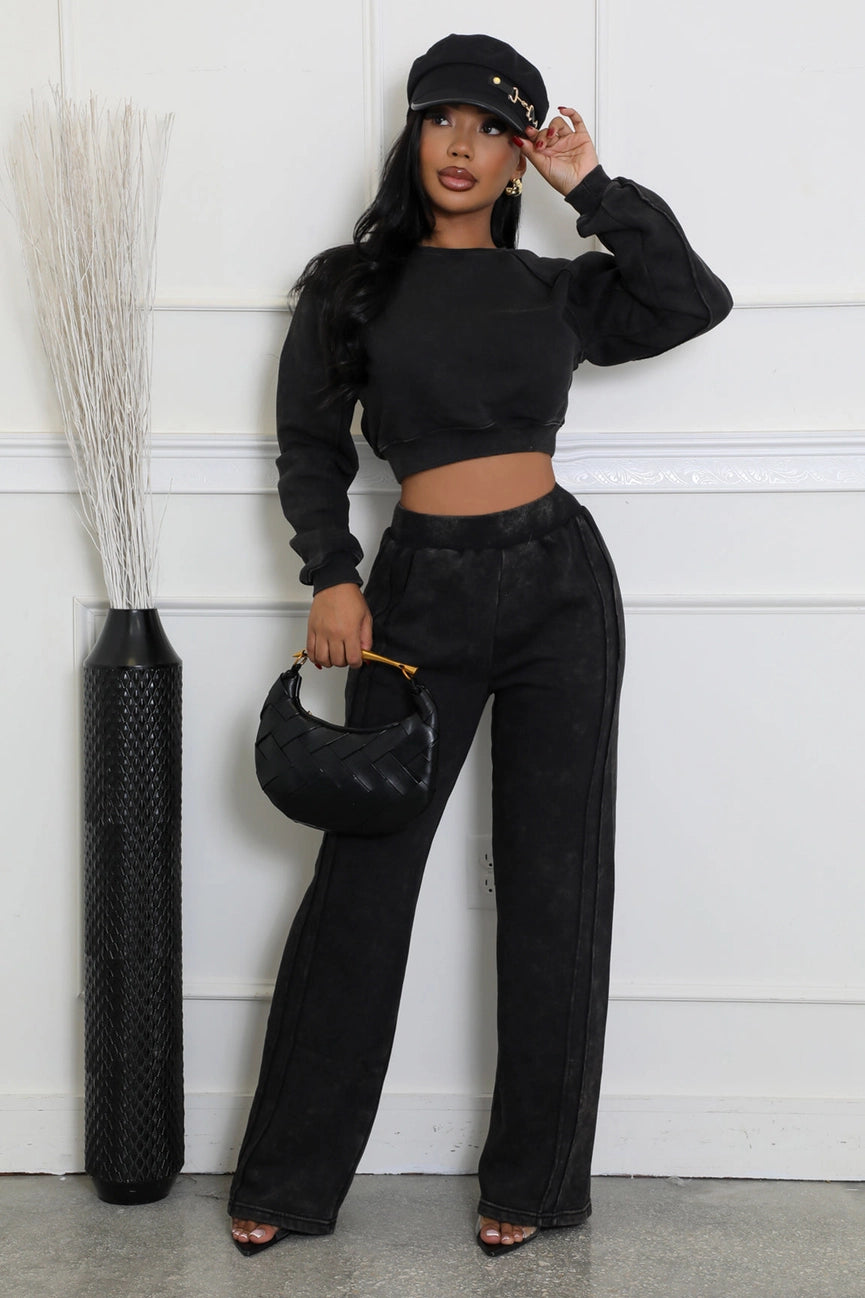 Mineral Wash Sweatshirts Set