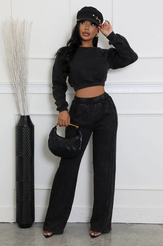 Mineral Wash Sweatshirts Set