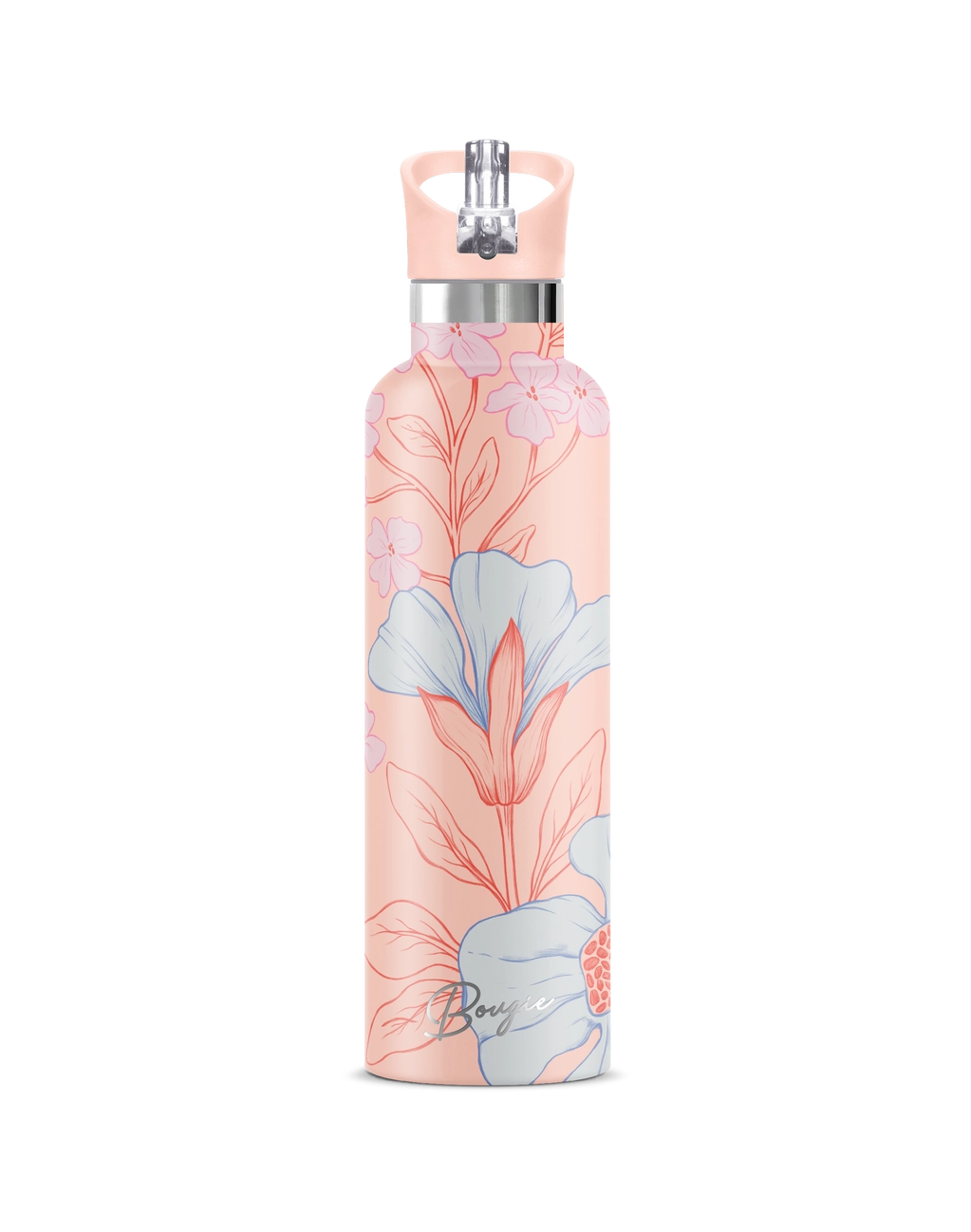 Georgiana Peach 25 oz Insulated Water Bottle