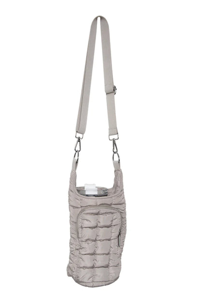 Sand Quilted Tumbler Carrier Bag